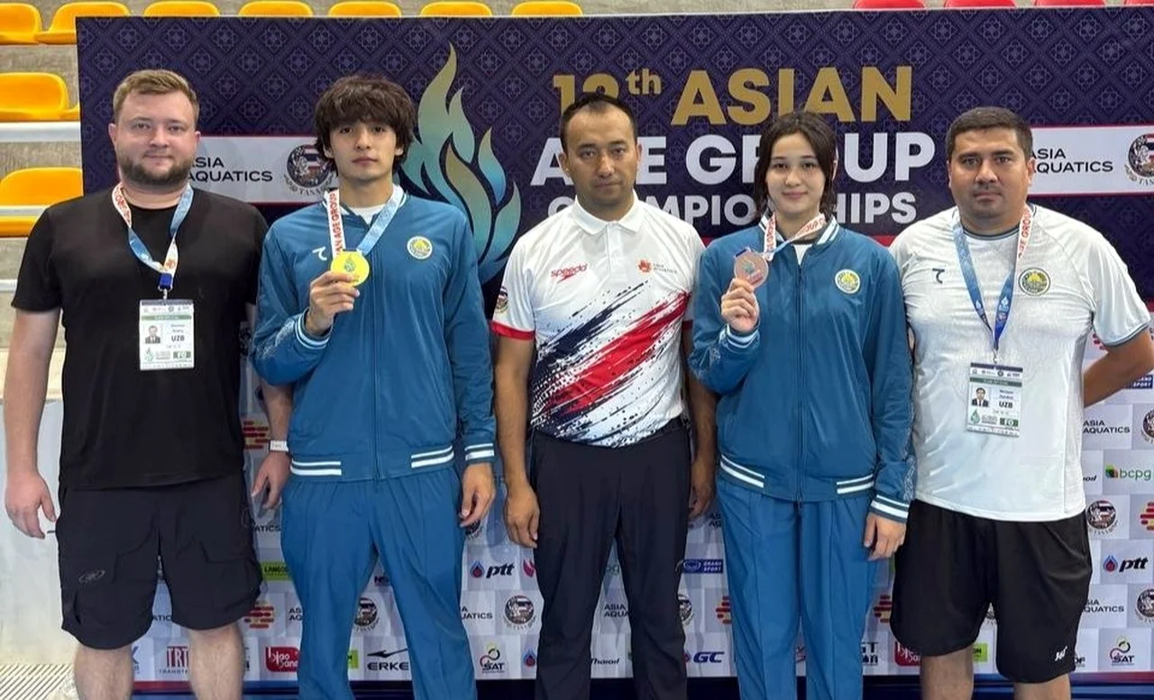 Uzbek Swimmers Win Gold and Bronze at Asian Championships