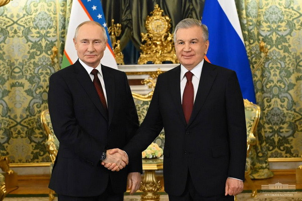 Ўзбекистон ва Россия Президентлари икки томонлама кенг кўламли ҳамкорликни янада мустаҳкамлашга қатъий интилишни тасдиқладилар