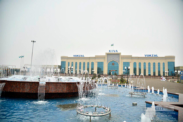 АО «Узбекистон темир йуллари» завершило строительство вокзала в Хиве