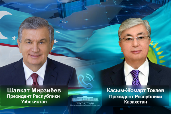 Президент Узбекистана поздравил Президента Казахстана с днем рождения