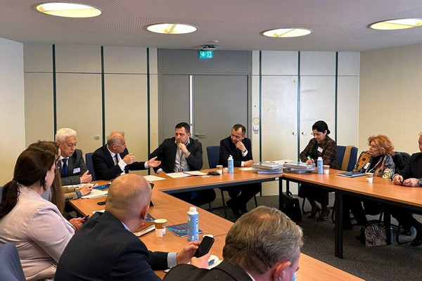 A delegation of Uzbekistan in Strasbourg meets with members of the European Parliament