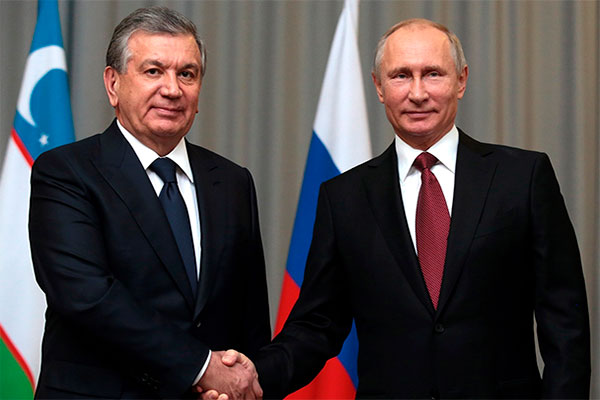 Шавкат Мирзиёев и Владимир Путин обсудили укрепление стратегического партнёрства и союзничества