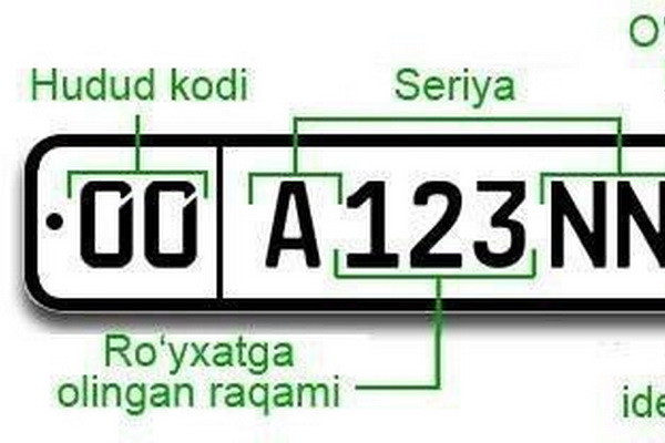 Tashkent may switch to license plates with code 02 after 68 years