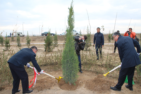 KOICA and Navoi regional administration open Korea-Uzbekistan Friendship Forest