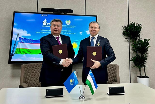 QazaqGaz и «Узтрансгаз» подписали контракт на транспортировку газа через Узбекистан