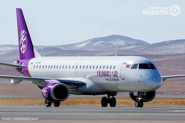 Мўғилистоннинг Hunnu Air авиакомпанияси Тошкентга парвозларни йўлга қўйишни кўриб чиқмоқда