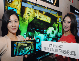 LG demonstrateы world’s first wireless Ultra HD transmission technology