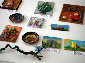 Little artists showcase little masterpieces