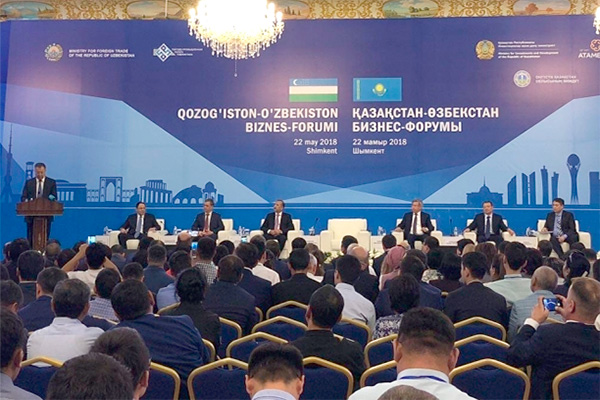 Uzbekistan and Kazakhstan hold sessions of business council and business forum