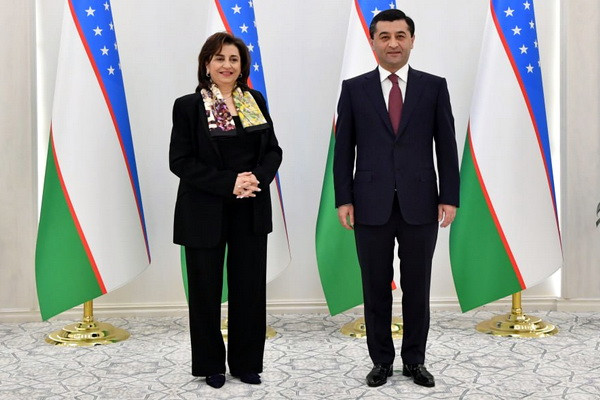 Bakhtiyor Saidov meets with the UN Deputy Secretary General
