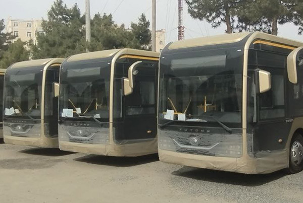 Six Chinese Yutong electric buses arrived in Samarkand