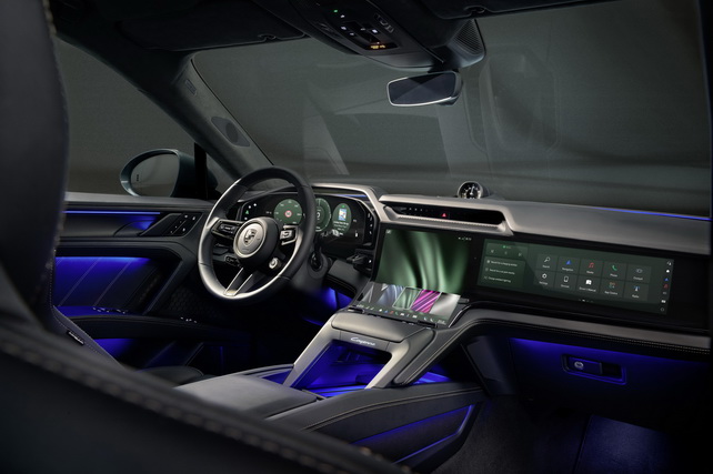 Porsche представил салон будущего в новом Cayenne Electric