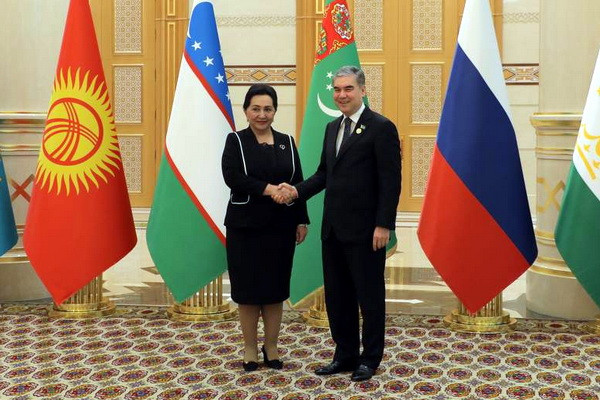 The delegation of the Oliy Majlis of Uzbekistan holds a meeting with the Chairman of the Halk Maslakhaty Milli Gengesh of Turkmenistan