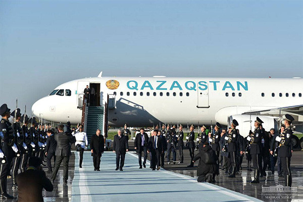 President of Kazakhstan arrives in Samarkand