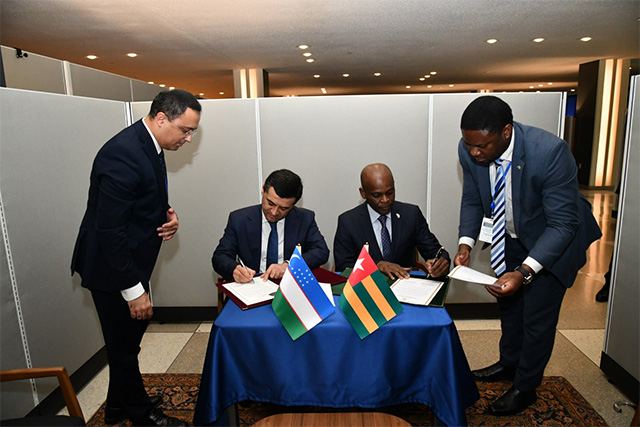 Uzbekistan establishes diplomatic relations with Togo