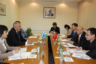 В УзЛиДеП прошла встреча с китайскими гостями