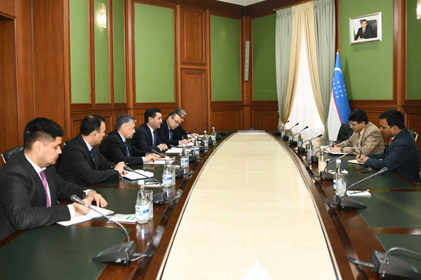 Bakhtiyor Saidov receives the Ambassador Extraordinary and Plenipotentiary of India