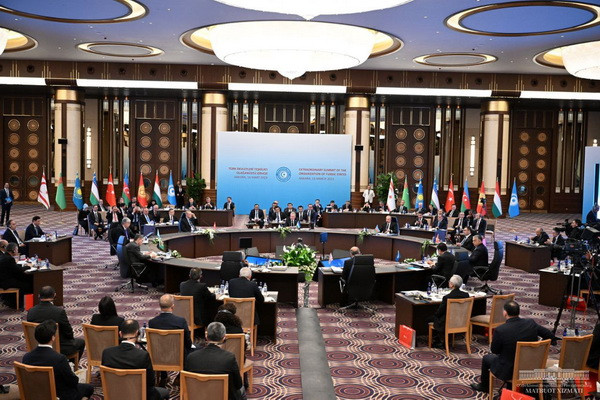 Address by the President of the Republic of Uzbekistan Shavkat Mirziyoyev at the Extraordinary Summit of the Organization of Turkic States