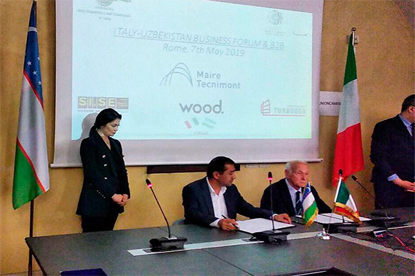Узбекистан и Италия подписали соглашения по реализации проектов на $300 млн.
