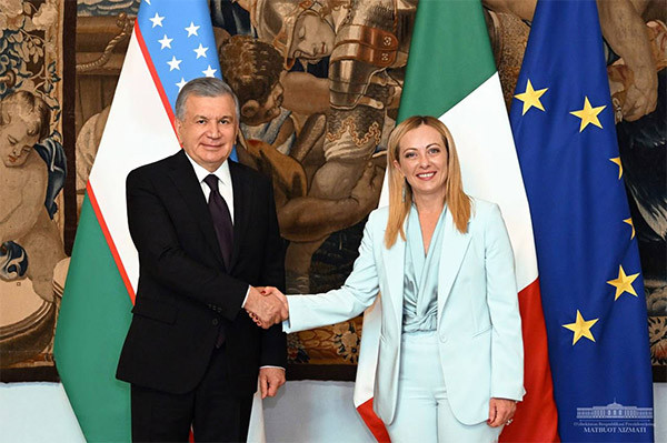 President of Uzbekistan and the Prime Minister of Italy discuss the priorities for the development of multifaceted cooperation