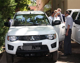 US hands over vehicles to Uzbek Institute of Nuclear Physics