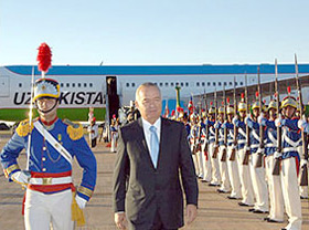 Uzbek president starts official visit to Brazil