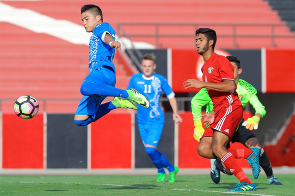 Юношеская сборная Узбекистана сыграла вничью с командой Иордании