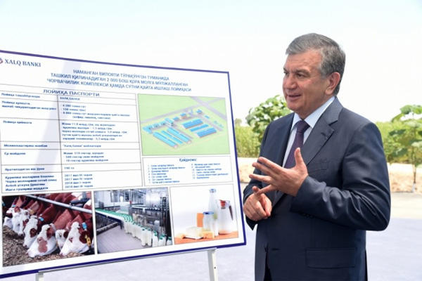 New projects on development of agriculture presented to Uzbek President