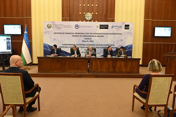 Opening of financial proposals for the PVP project in te Surkhandarya region takes place
