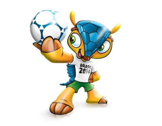 Armadillo becomes official mascot of 2014 FIFA World Cup
