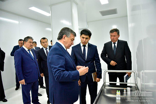 Президент «Zamin Bio Health» га ташриф буюрди