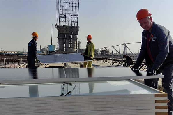 Construction of another solar photovoltaic station starts at the Ferghana Thermal Power Plant