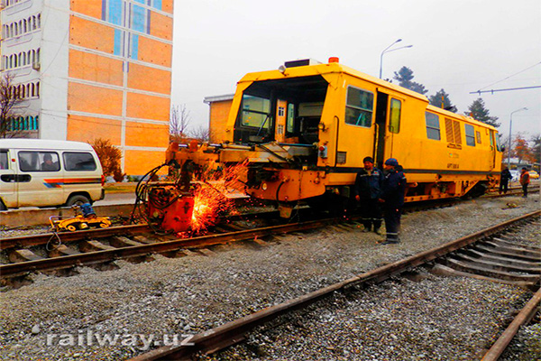 Construction of tram line continues in Samarkand