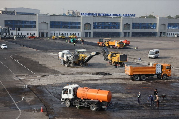 A major overhaul of aircraft parking starts at Tashkent Airport