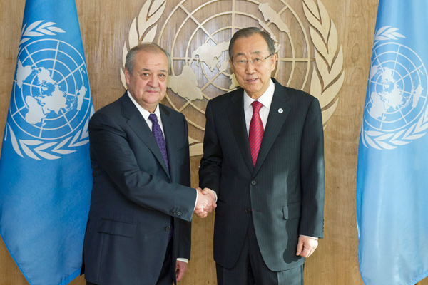 Глава МИД Узбекистана провел встречу с генсеком ООН