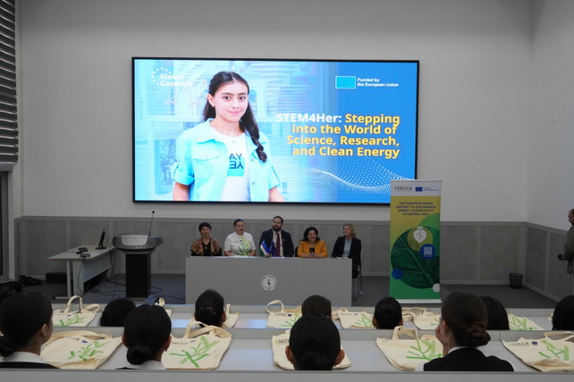 Школьницы Ташкента участвовали в образовательной программе «STEM4Her» при поддержке ЕС