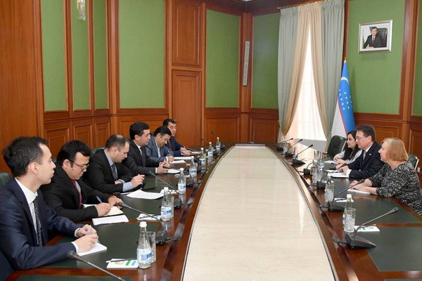 Bakhtiyor Saidov receives the Ambassador of the United Kingdom of Great Britain and Northern Ireland