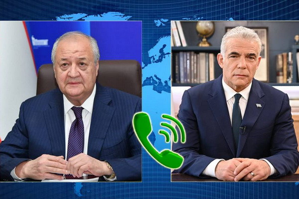 Главы МИД Узбекистана и Израиля провели телефонный разговор