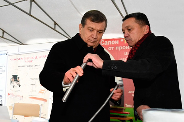 Uzbek President visits several objects in Tashkent