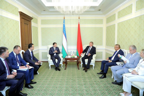 Prospects for the development of Uzbek-Belarusian multifaceted cooperation were discussed