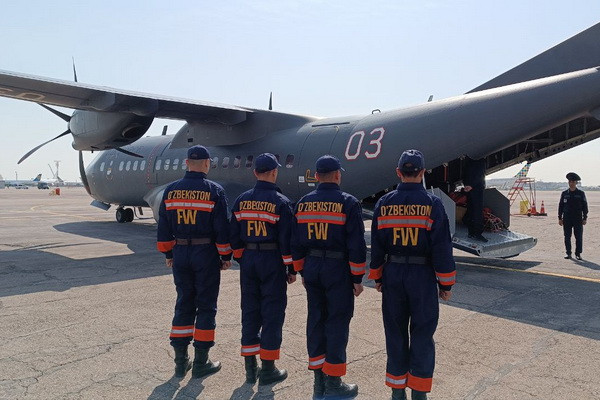 A special flight of the Ministry of Defense of Uzbekistan flows to Kazakhstan