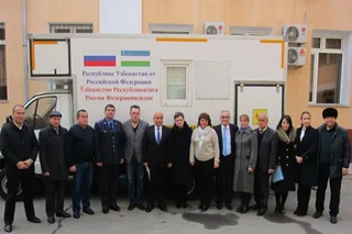 Russia hands over microbiological laboratory to Uzbekistan