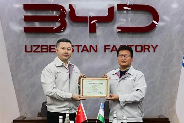 BYD Uzbekistan Factory Хитойдан ташқаридаги BYDнинг илк уч юлдузли заводи бўлди