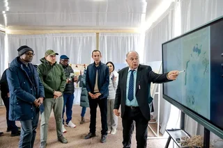 Ибрагиму Тиау презентовали проведенную работу по улучшению экологической обстановки в Приаральском регионе