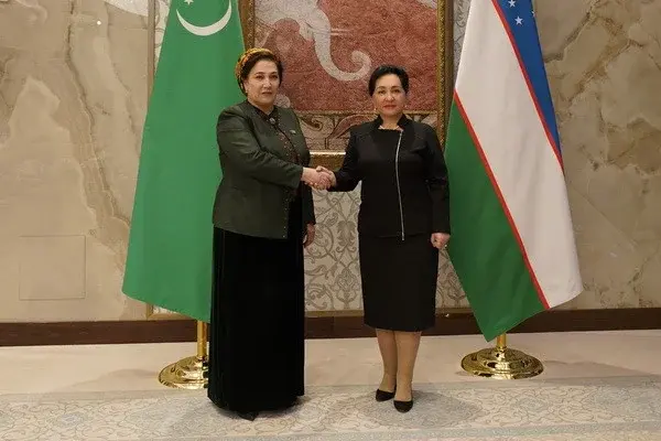 The Chairman of the Senate of the Oliy Majlis meets with the Chairman of the Mejlis of the Milli Gengesh of Turkmenistan