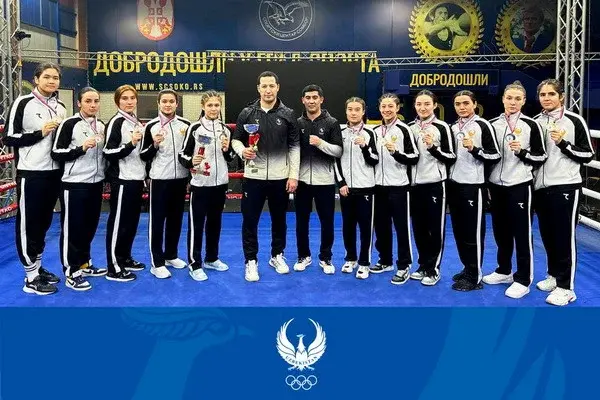 Все представительницы Узбекистана на пьедестале