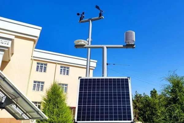 A meteorological station created in Uzbekistan to measure indicators of climate change
