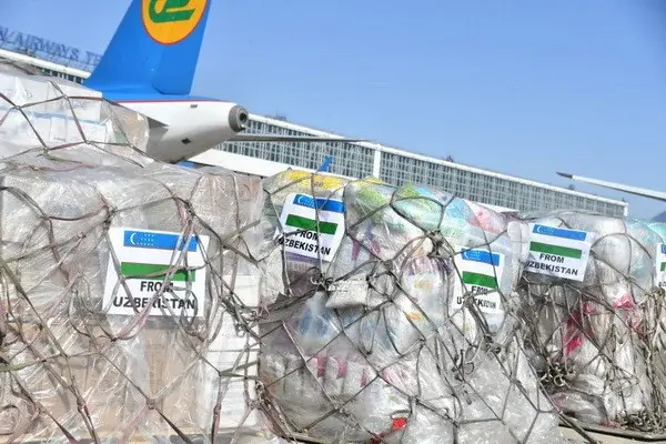 Uzbekistan sends 50 tons of humanitarian aid to Syria
