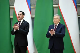 O‘zbekiston va Turkmaniston Prezidentlari chegaraoldi savdo zonasini ishga tushirdilar