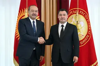 Kyrgyz President receives the Prime Minister of Uzbekistan